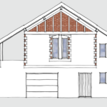 ravalement de façades dessin