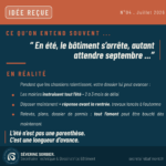Idée reçue sur le permis de construire en été : les mairies instruisent les dossiers tout l'été en Gironde