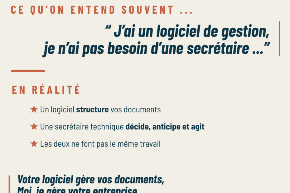Séverine Sorbier, secrétaire technique bâtiment en Gironde, à son bureau avec un dossier de chantier