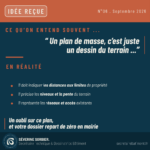 Plan de masse Gironde réalisé par Séverine Sorbier, dessinatrice bâtiment à Lacanau